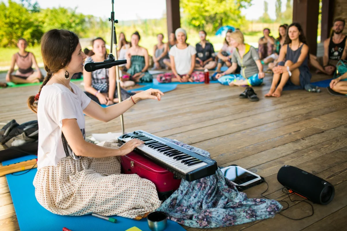 Музыкальная практика на фестивале Asana Festival